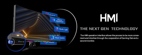 MSI называет Optix MEG381CQR Plus первым в мире игровым монитором с HMI