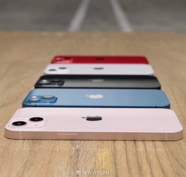 Первые реальные фото голубого iPhone 13 Pro и всех расцветок iPhone 13