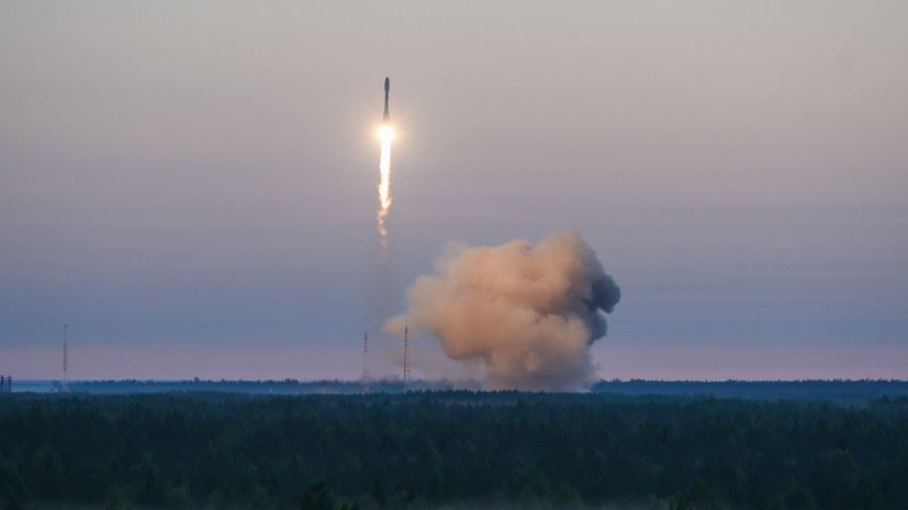 С космодрома Плесецк успешно стартовала ракета «Союз-2.1в»