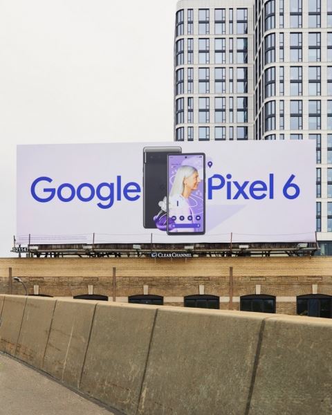 Уличные плакаты Pixel 6 и Pixel 6 Pro уточнили разницу в дизайне