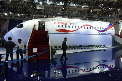 В Китае начали производить российско-китайский самолет CR929